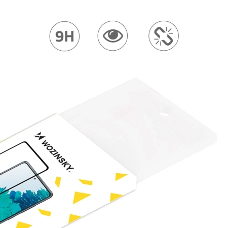 WOZINSKY SZKŁO HARTOWANE FULL GLUE DO OPP RENO6 4G Z RAMKĄ I CASE FRIENDLY