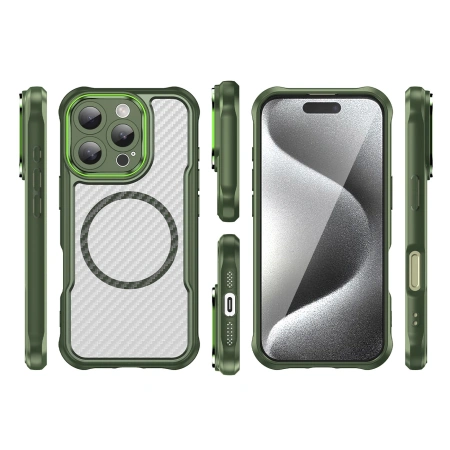 HURTEL ETUI SILIKONOWE DO IPHONE 16 PRO MAX DO MAGSAFE OCHRONA