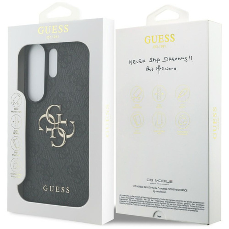 Etui Guess 4G Big Metal Logo do Samsung  Galaxy S26 Ultra czarny