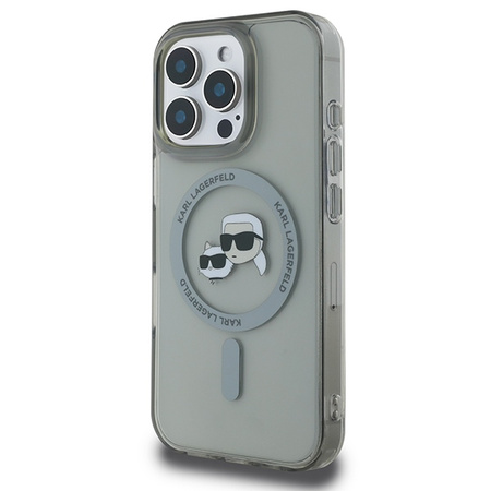 Karl Lagerfeld KLHMP16XHLSKCK iPhone Pro Max 6.9" czarny/black hardcase IML Metal Karl&Choupette Head MagSafe