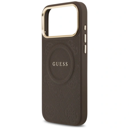 GUESS ETUI PEONY HOT STAMP MAGSAFE DO IPHONE 17 PRO MAX ELEGANCKIE