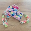HURTEL ETUI COLOR CHAIN CASE DO IPHONE 13 PRO ŻELOWE Z ŁAŃCUSZKIEM