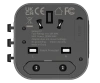 JELLICO uniwersalny adapter podróżny S7 Max 2500W Czarny