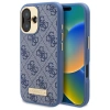 Guess GUHMP16MU4GPRB iPhone 16 Plus6.7 niebieski/blue hardcase 4G Logo Plate MagSafe