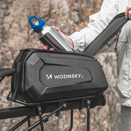 Sakwa rowerowa Wozinsky WSR-01B na bagażnik 9l - czarna