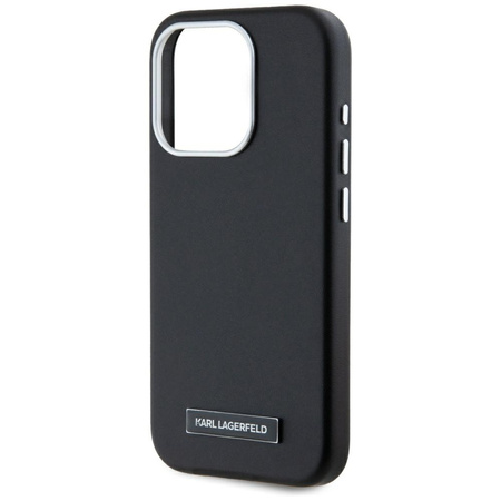 KARL LAGERFELD ETUI FW METAL PLATE DO IPHONE 15 PRO ZABEZPIECZENIE