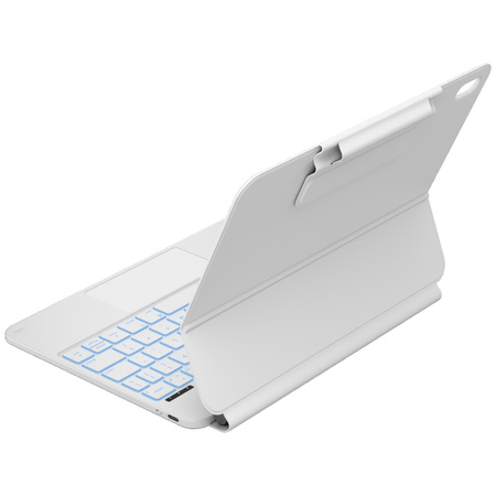 Etui Typecase Edge z klawiaturą do iPad 11" (A16) 2025 / iPad 10.9" 2022 biały