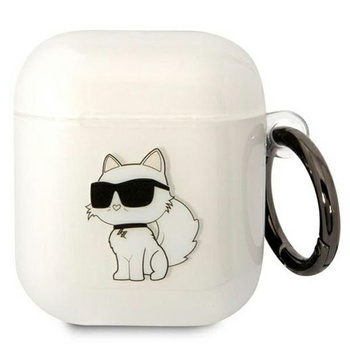 Etui Karl Lagerfeld KLA2HNCHTCT na AirPods 1/2 - przezroczyste Ikonik Choupette