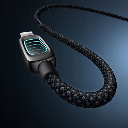 MCDODO KABEL USB-A LIGHTNING SZYBKIE ŁADOWANIE DO IPHONE PD 3A CZARNY 1M