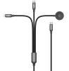 JELLICO kabel B25 3w1 (Apple Watch) 3.1A 1.2M Czarny