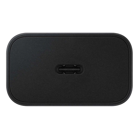 Ładowarka sieciowa GaN Samsung EP-T2510XBEGEU 25W SFC z kablem USB-C - czarna