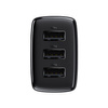 Baseus Compact ładowarka sieciowa 3x USB 17W czarny (CCXJ020101)