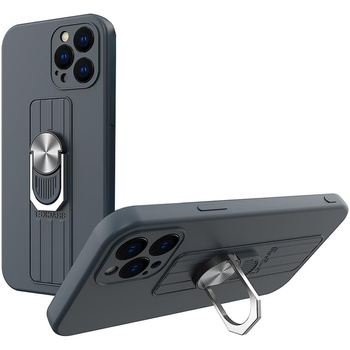 HURTEL CASE RING DO IPHONE 13 PRO SILIKONOWE Z UCHWYTEM I FUNKCJĄ PODSTAWKI