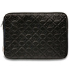 Hello Kitty Sleeve HKCSZPEKHBPK 14 czarny/black Zip PU Quilted Bows