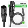 UGREEN KABEL AUDIO XLR 1M DO PODŁĄCZENIA MIKROFONÓW ŻEŃSKI MĘSKI