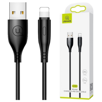 USAMS KABEL DO LIGHTNING 2A DO APPLE IPHONE 11 12 13 14 1M SZYBKA ŁADOWARKA