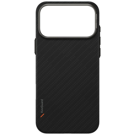 Etui UNIQ Keva EDGE do iPhone 17 Pro Max Magclick Charging czarny