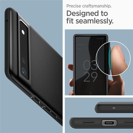 SPIGEN THIN FIT GOOGLE PIXEL 6A BLACK