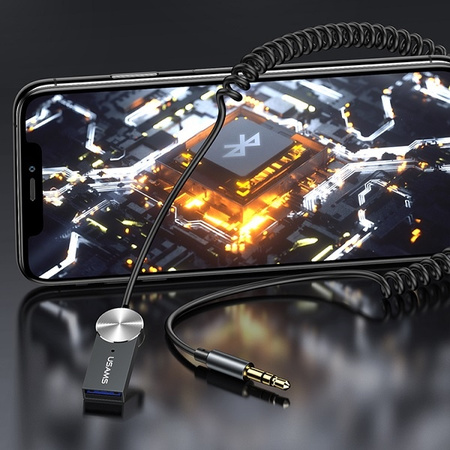 USAMS ADAPTER AUDIO BLUETOOTH 5.0 DO USB AUX DO GŁOŚNIKÓW BEZPRZEWODOWYCH