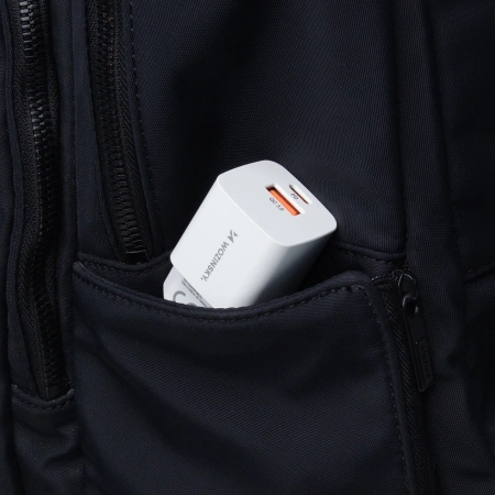 WOZINSKY ŁADOWARKA 20W USB-C USB-A DO TELEFONÓW IPHONE SZYBKIE ŁADOWANIE PD