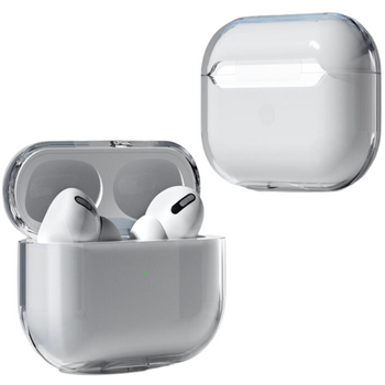 Etui do AirPods 2 / AirPods 1 sztywny mocny pokrowiec na słuchawki przezroczysty (case A)