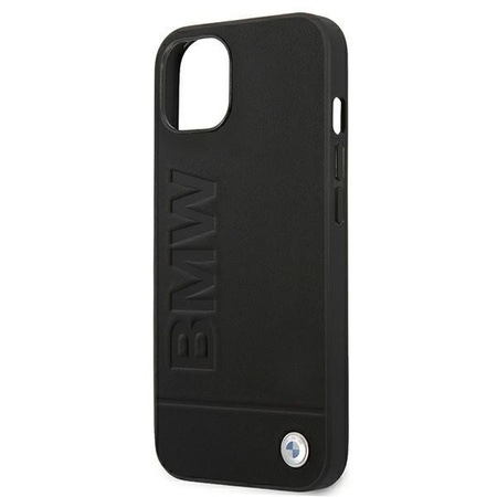 Etui BMW BMHCP13MSLLBK na iPhone 13 - czarne Signature Logo Imprint