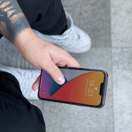 Wozinsky Full Glue szkło hartowane Infinix Note 12 G96 na cały ekran z ramką czarny (case friendly)