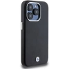Etui BMW Signature Wrapped Metal MagSafe na iPhone 14 Pro - czarne