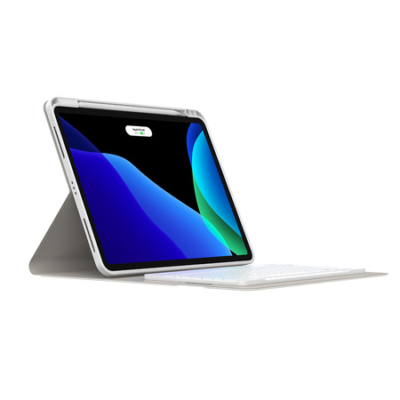 Baseus Brilliance etui z klawiaturą na iPad Pro 11" (2018 / 2020 / 2021) biały (ARJK000002)