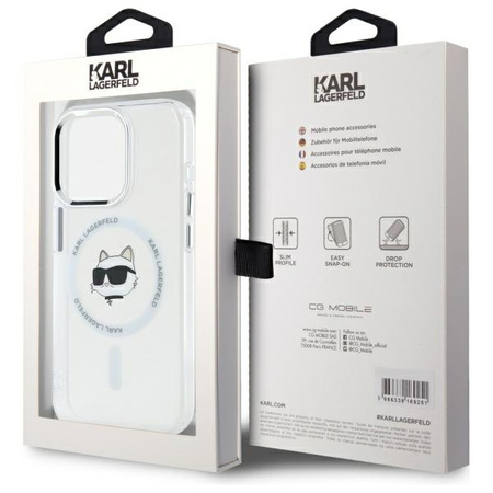 KARL LAGERFELD KLHMP15XHLSCHH ETUI DO IPHONE 15 PRO MAX 6.7 CHOUPETTE METAL