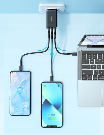 Ładowarka USB-C USB-A, GAN 5 pro, szybka, 65W, Mcdodo