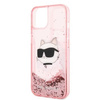 Karl Lagerfeld KLHCP14MLNCHCP iPhone 14 Plus 6,7" różowy/pink hardcase Glitter Choupette Head