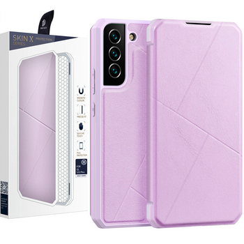 DUX DUCIS Skin X kabura etui pokrowiec z klapką Samsung Galaxy S22+ (S22 Plus) różowy