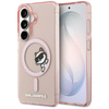 Etui Karl Lagerfeld IML Peekaboo Choupette MagSafe do Samsung Galaxy S26 różowy