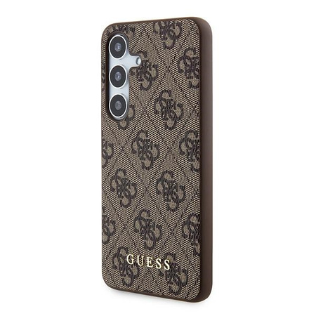 GUESS ETUI POKROWIEC HARDCASE Z LOGO ZŁOTYM METALOWYM DO SAMSUNG A35 A356
