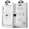 KARL LAGERFELD ETUI CASE POKROWIEC DO IPHONE 15 6 1 DO MAGSAFE METAL