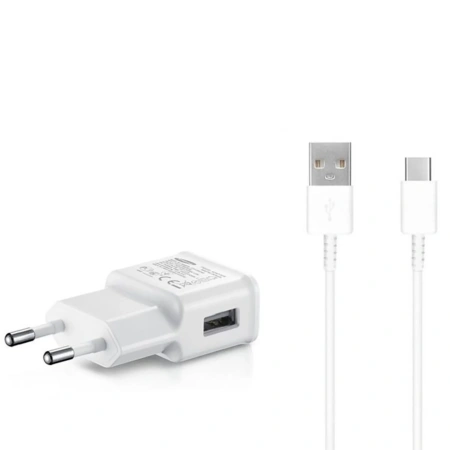 SAMSUNG ŁADOWARKA 15W USB-A DO TELEFONÓW Z KABLEM USB-C 1M SZYBKIE