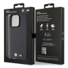 Etui BMW Leather Stamp Tricolor do iPhone 15 Pro Max - czarne