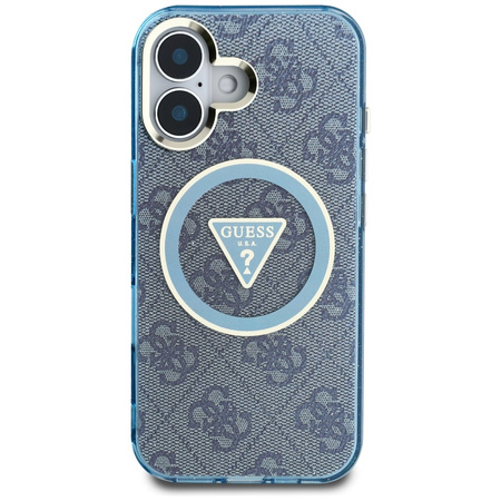 GUESS ETUI TPU DO IPHONE 16 DO MAGSAFE 4G CIRCLE Z MAGNETYCZNYM ZAMKNIĘCIEM
