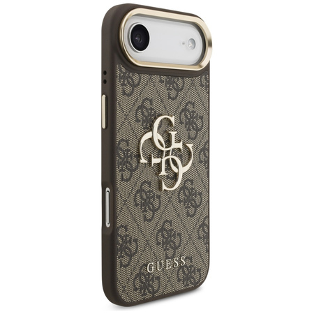 Etui Guess 4G Big 4G Classic Logo do iPhone Air brązowy złoty