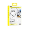 Kabel zwijany Baseus Free2Pull Mini 100W 3w1 USB-C - 2xUSB-C 1.2m - czarny