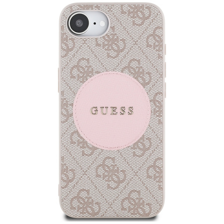 GUESS ETUI 4G CIRCLE CLASSIC LOGO DO MAGSAFE DO IPHONE 16E WYSOKA