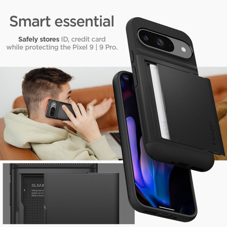 SPIGEN CASE SLIM ARMOR CS DO GOOGLE PIXEL 9 9 PRO ZABEZPIECZENIE NA TELEFON