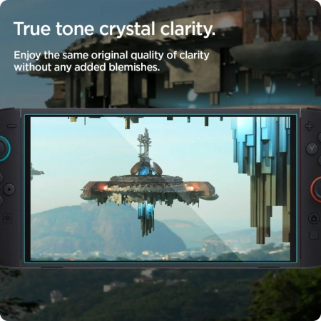 SPIGEN SZKŁO HARTOWANE GLAS.TR EZ FIT 2-PACK DO NINTENDO SWITCH OCHRONA