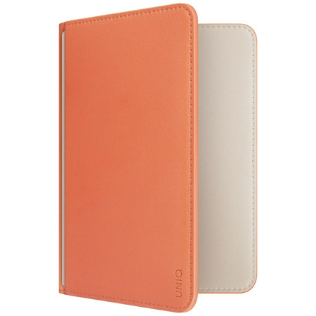 Etui na paszport UNIQ Belmont blokada RFID terracotta kość słoniowa