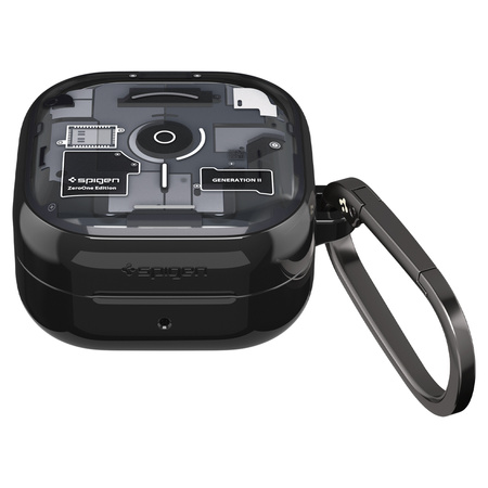Spigen Ultra Hybrid, zero one black - Samsung Galaxy Buds 4 Pro/4