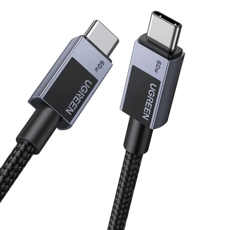 UGREEN KABEL USB-C DO USB-C DO HUAWEI IPAD PRO 60W PD 3M SZYBKIE ŁADOWANIE
