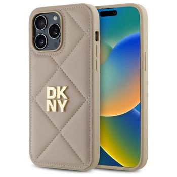DKNY ETUI DO IPHONE 14 PRO 6.1 QUILTED STACK LOGO OCHRONA TELEFON POKROWIEC