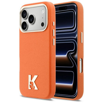 Etui Karl Lagerfeld Karl Head Logo       MagSafe do iPhone 17 Pro pomarańczowy