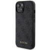 Zestaw Guess GUBPM5P15S4GEMGK iPhone15 6.1 hardcase + Powerbank 5000mAh MagSafe czarny/black 4G Metal Logo